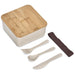 Wani Wheat Straw & Bamboo Lunch Box NATURAL - Foodware,Eco-Friendly,Bamboo Products,Wheat Products,Ideas for Work,Coolers and Lunchware