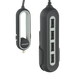 Whizzy 4 Port USB Car Charger Black / STD / Last Buy - Technology