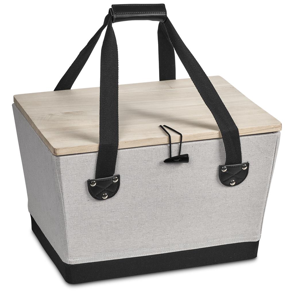 Willow 4-Person Picnic Basket BLACK - Picnic,Eco Ideas,Ideas for Summer,Ideas the Beach,Outdoor and Leisure