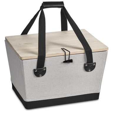 Willow 4-Person Picnic Basket BLACK - Picnic,Eco Ideas,Ideas for Summer,Ideas the Beach,Outdoor and Leisure