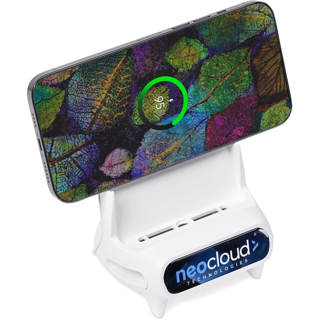 Wingback Wireless Charging Phone Stand SOLID WHITE - Chargers,Technology