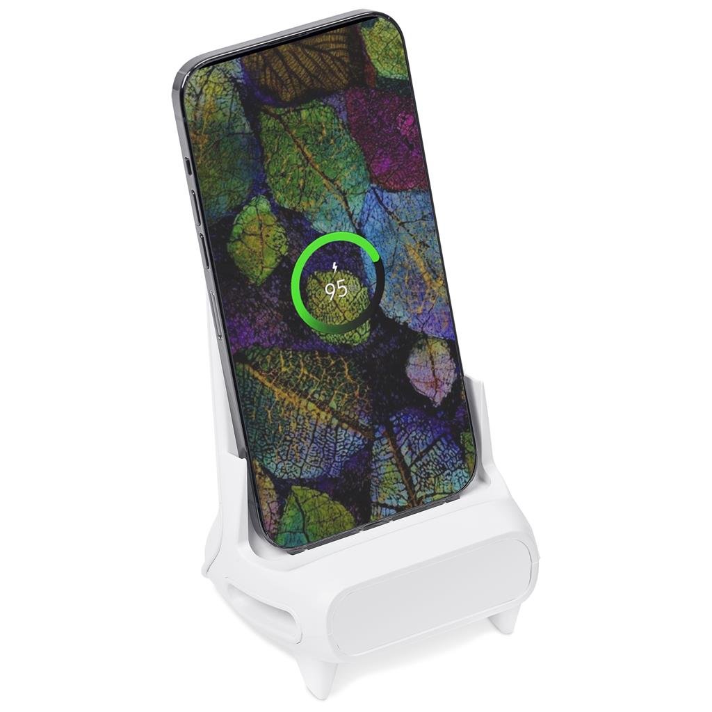 Wingback Wireless Charging Phone Stand SOLID WHITE - Chargers,Technology