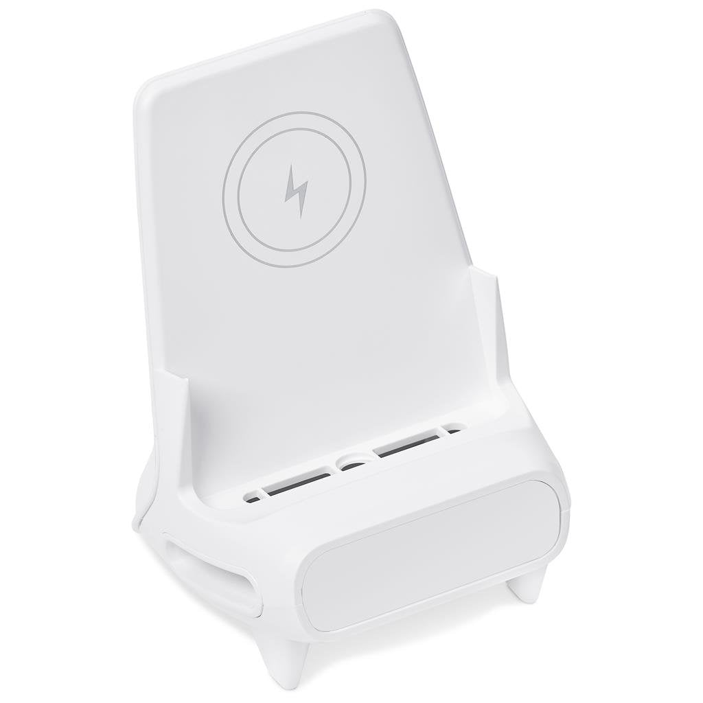 Wingback Wireless Charging Phone Stand SOLID WHITE - Chargers,Technology