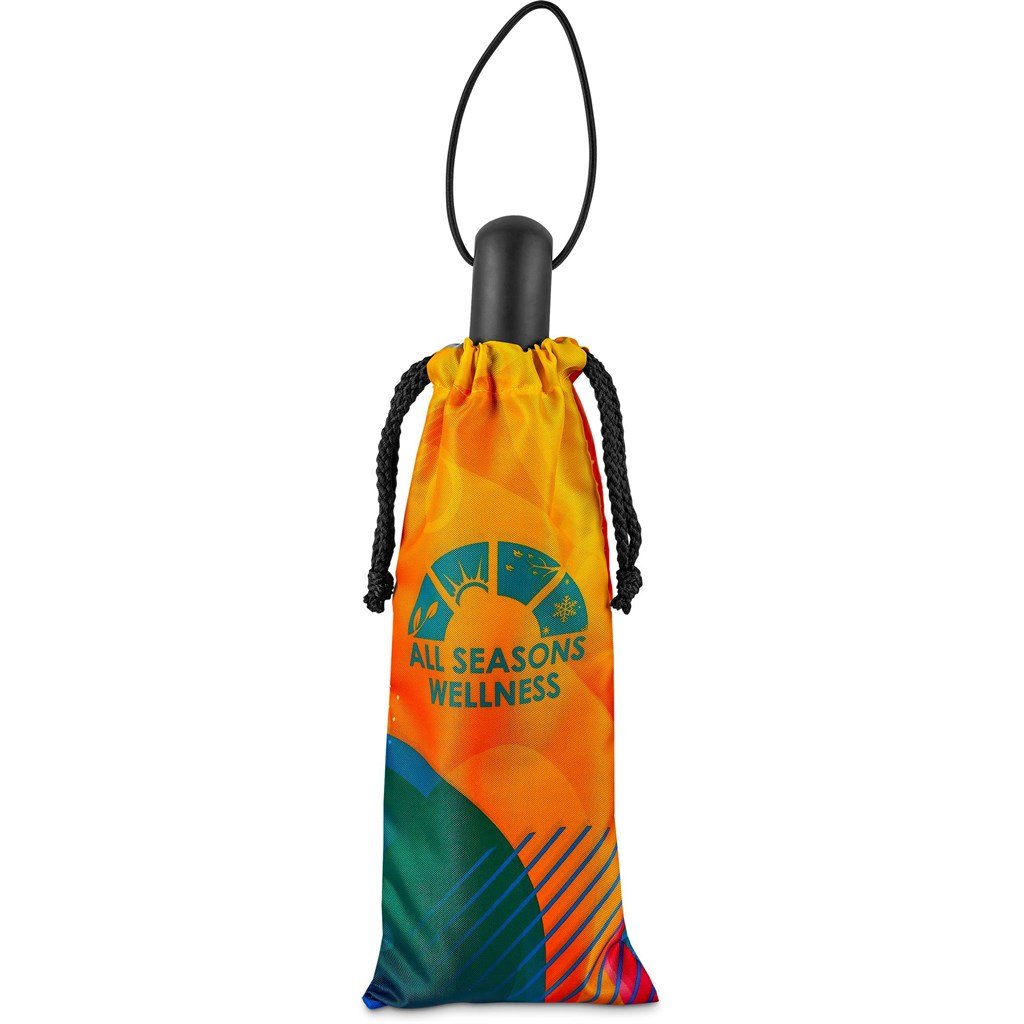 Custom Dew Umbrella Pouch BLACK - Personal Care and Pamper Gifts,Custom Drawstring Bags Backpacks,Custom Backpacks