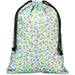 Custom Pacific Maxi Polyester Drawstring Pouch BLACK - Bags and Backpacks,Custom Backpacks