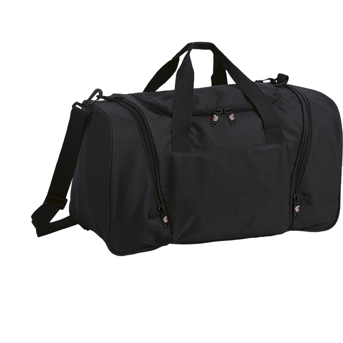 Customisable Large Sports Bag Black / STD / Regular - Bags