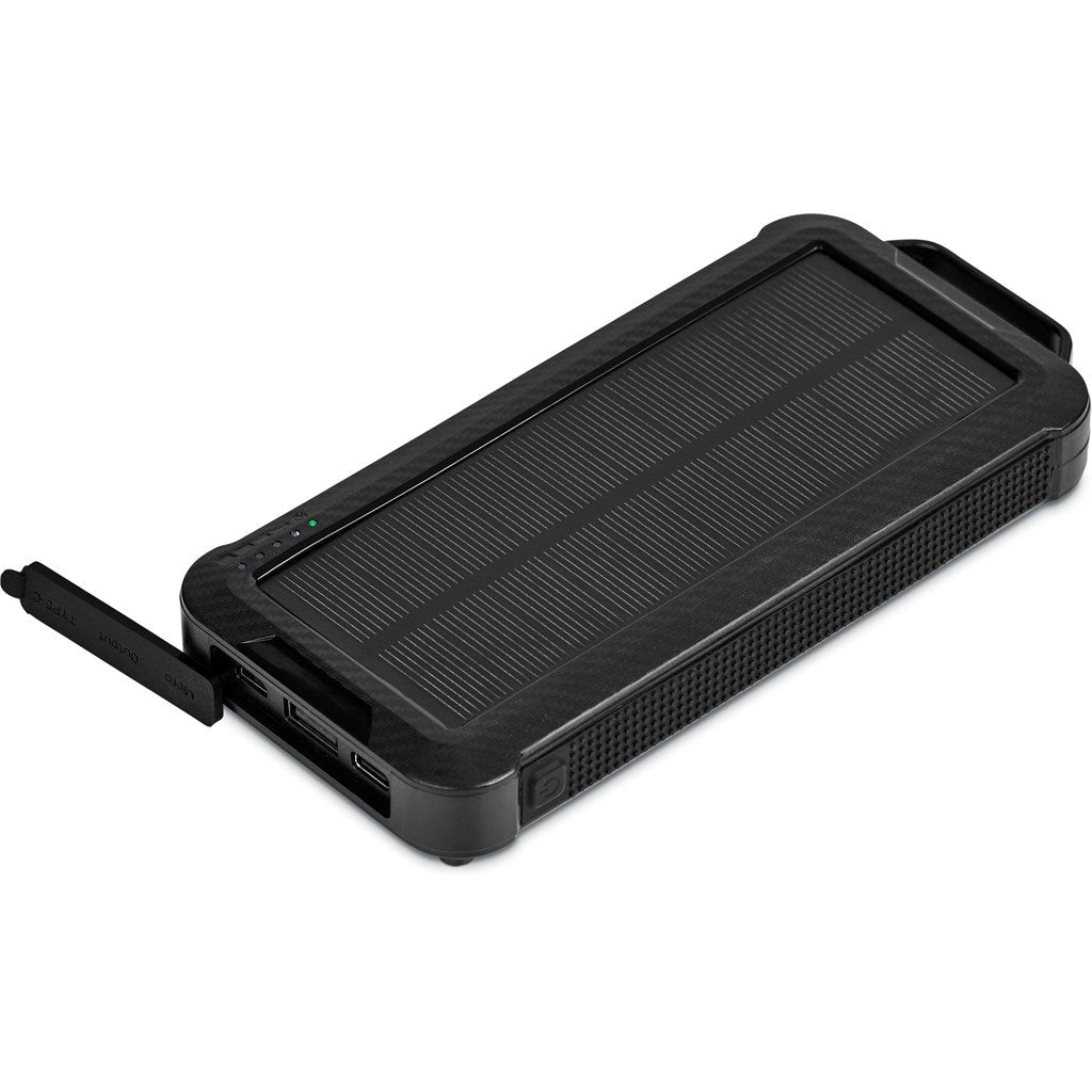 Heaven Wireless Charging Solar Power Bank - 10,000mAh Black / BL - Adapters & Chargers