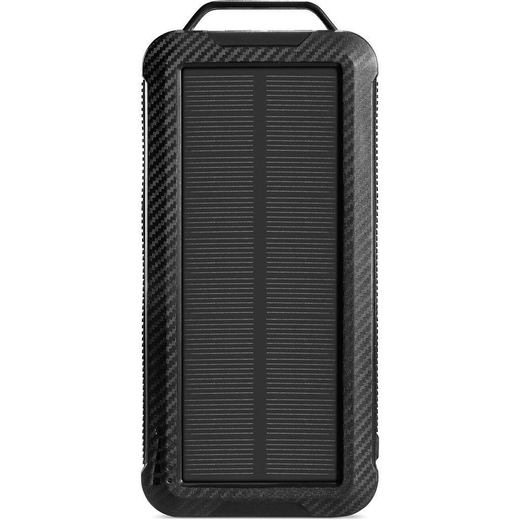 Heaven Wireless Charging Solar Power Bank - 10,000mAh Black / BL - Adapters & Chargers