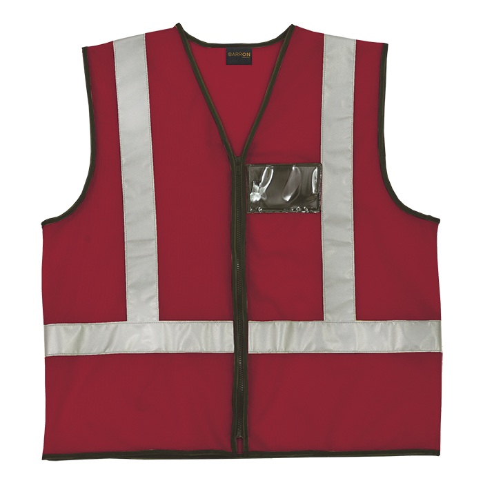 Highway Waistcoat Red / SML / Regular - High Visibility