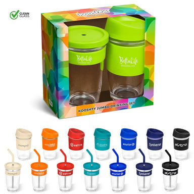 Kooshty Jumbo Drinking Set - 480ml-Black-BL