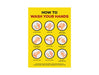 Jupiter A2 Hand Wash Poster - Set of 3-Yellow-Y