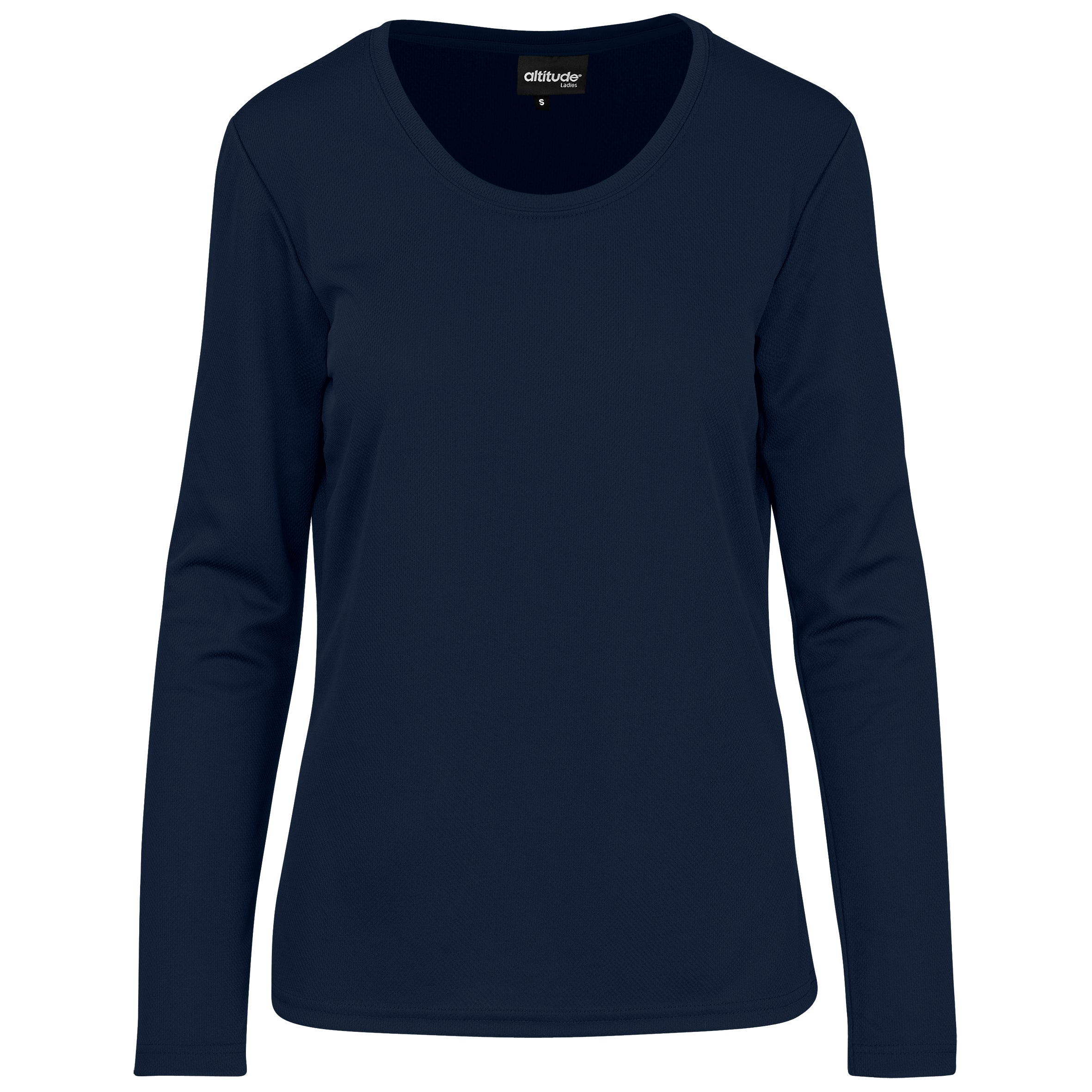 Ladies Long Sleeve All Star T-Shirt L / Navy / N