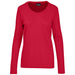 Ladies Long Sleeve All Star T-Shirt L / Red / R