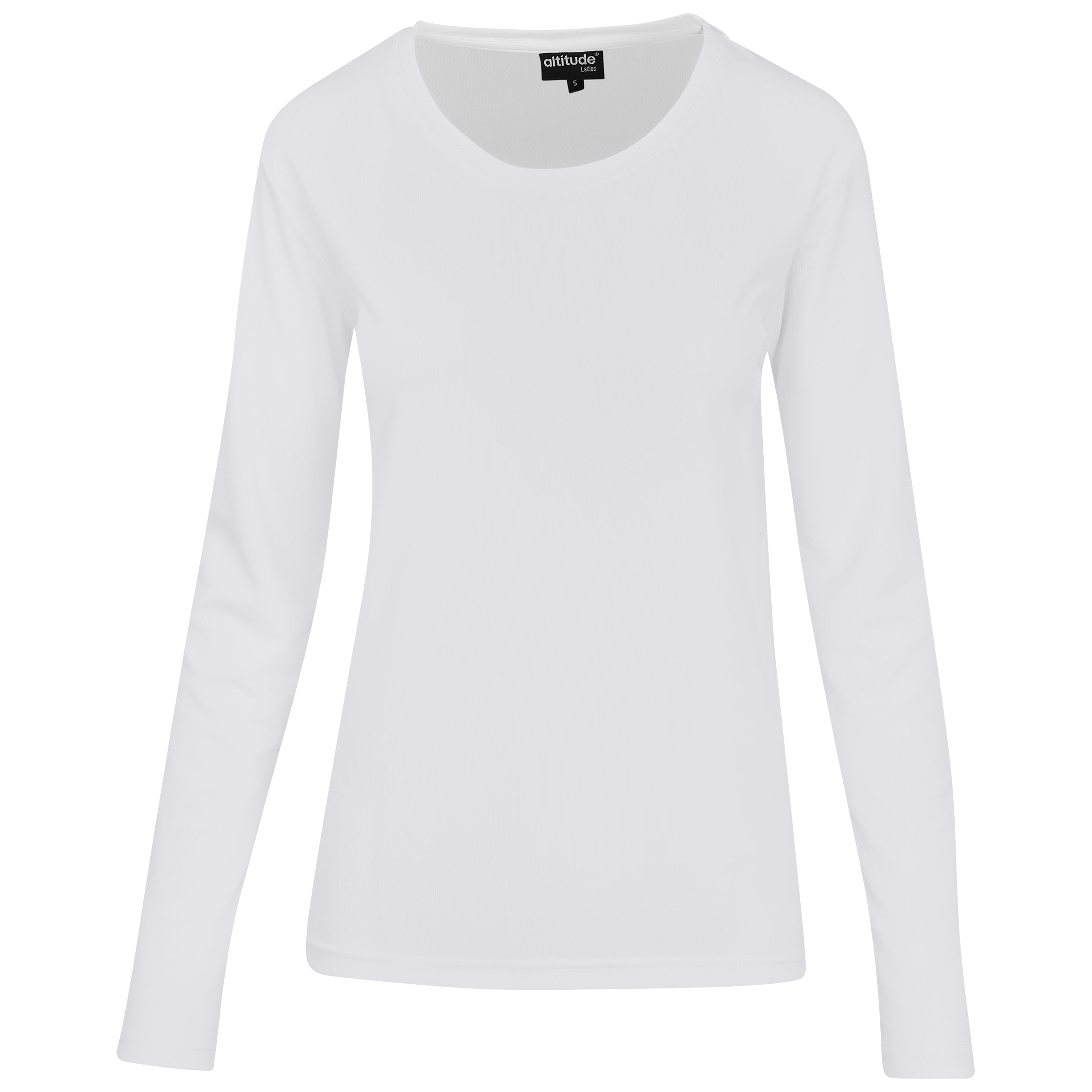Ladies Long Sleeve All Star T-Shirt L / White / W