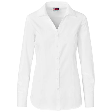 Ladies Long Sleeve Carolina Shirt 2XL / White / W