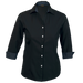 Ladies Saga Blouse Black / SML / Last Buy - Shirts-Corporate