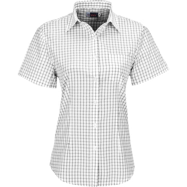 Ladies Short Sleeve Aston Shirt L / White / W
