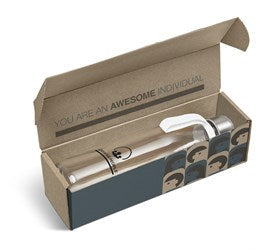 Loopy Bottle in Bianca Custom Gift Box-