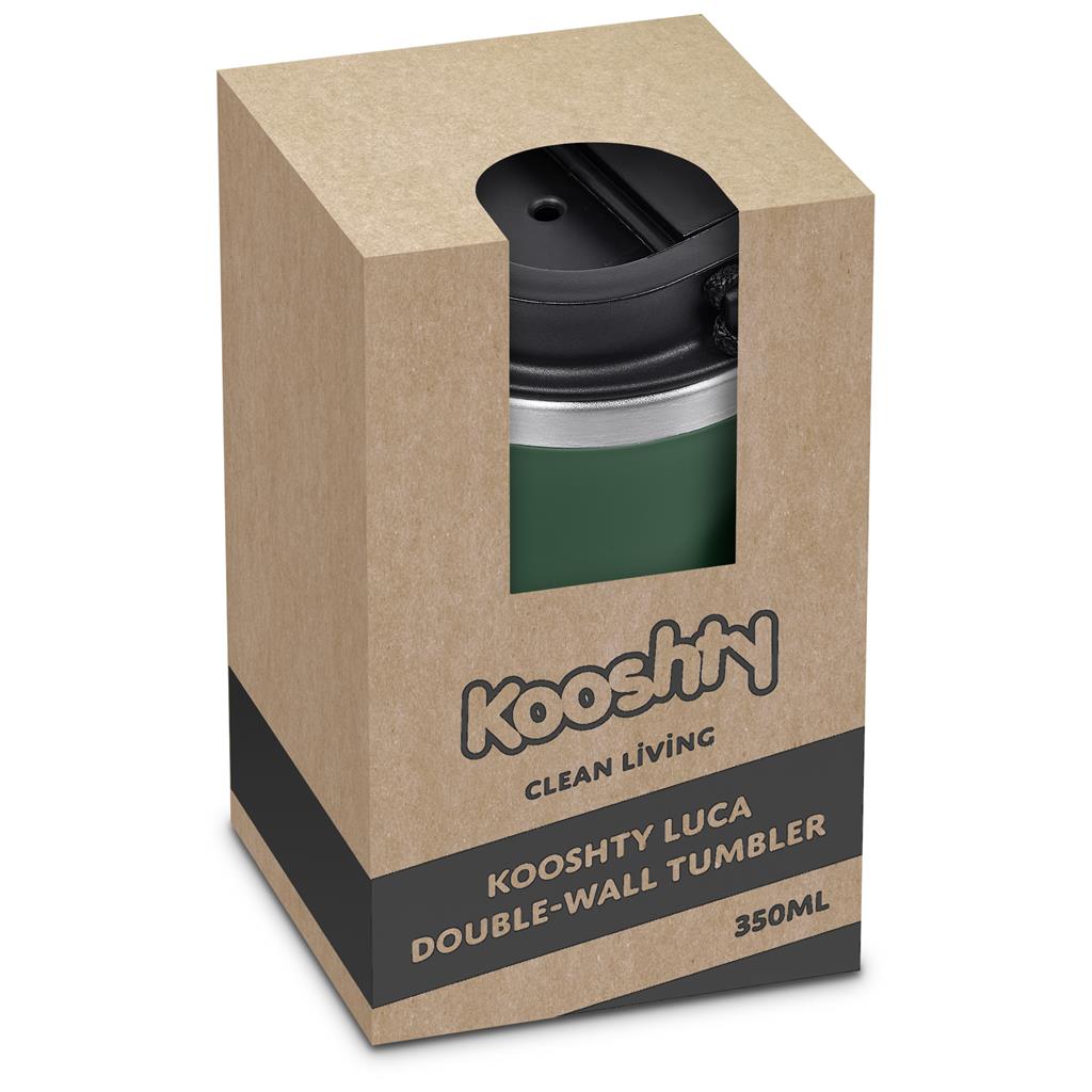 Luca Stainless Steel & Plastic Double-Wall Tumbler – 350ml - Travel Mugs and Tumblers,Drinkware