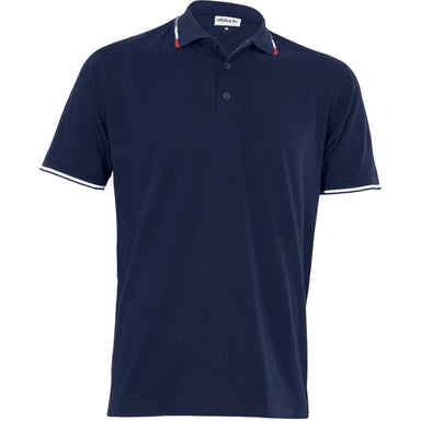 Mens Ash Golf Shirt - Grey 2XL / Navy / N