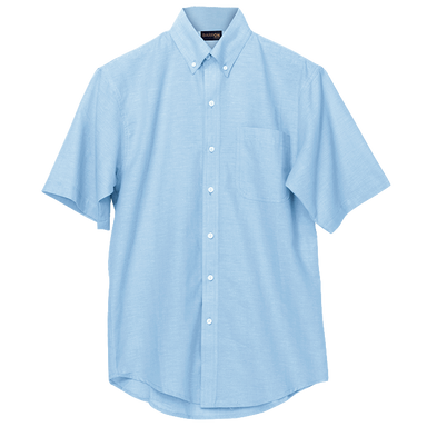 Mens Chambray Lounge Short Sleeve  Sky Blue / 3XL / 
