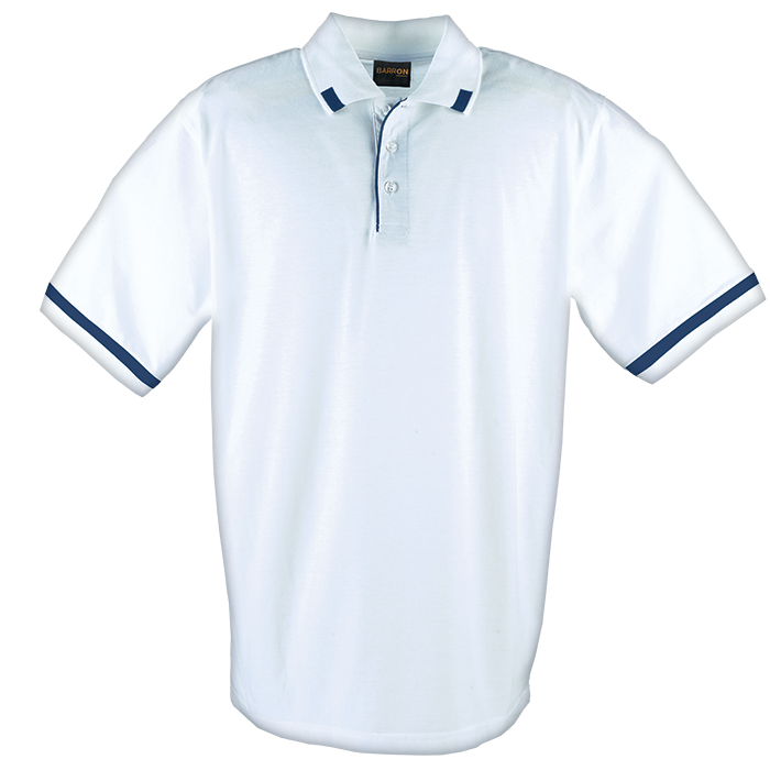 Mens Matrix Golfer White/Navy / SML / Regular - Golf Shirts
