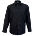 Mens Saga Lounge Long Sleeve Black / SML / Last Buy - Shirts-Corporate