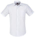 Mens Short Sleeve Huntington Shirt - White Light Blue L / WLB
