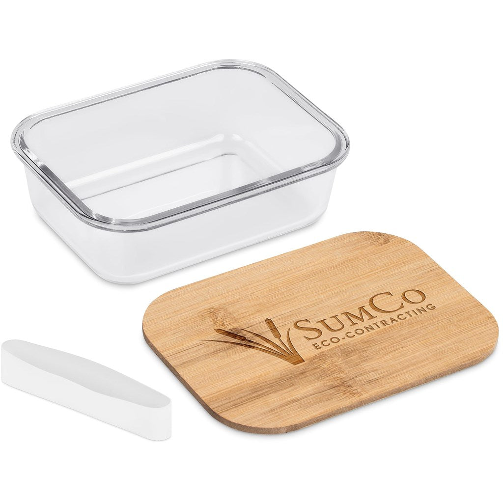 Moshi Glass & Bamboo Lunch Box Natural / NT - Boxes Totes