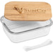 Moshi Glass & Bamboo Lunch Box Natural / NT - Boxes Totes