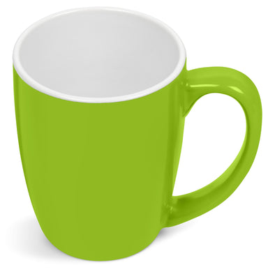 Payton Ceramic Coffee Mug - 325ml - Cyan Lime / L - Mugs