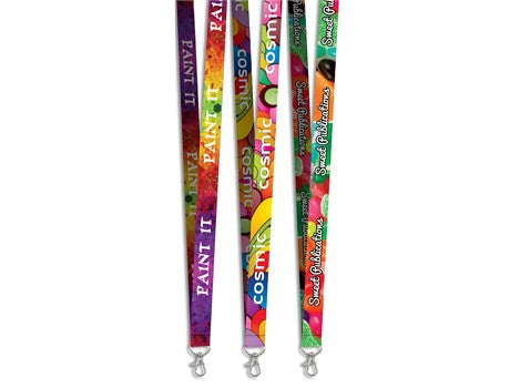Satin Lanyard With Snap Clip-