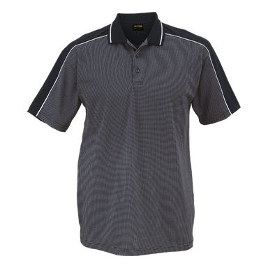 Shoulder Stripe Golfer  Black / 3XL / Regular - Golf 