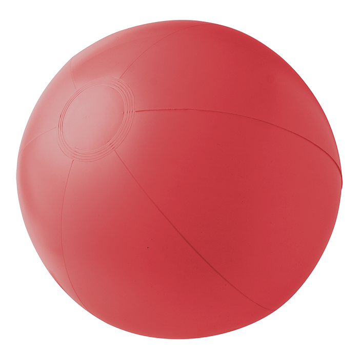 Solid Colour Inflatable Beach Ball Red / STD / Regular - Outdoor