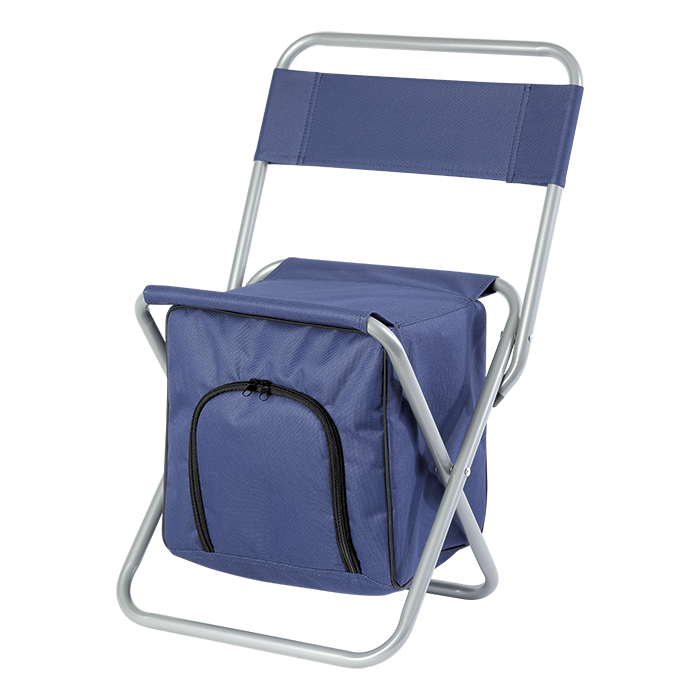 BR0037 - Birdseye Picnic Chair Cooler Navy / STD / Regular -