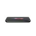 Glass screen wireless power bank side view
