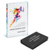 Custom Allstar Glass Award Transparent/Frosted White / T - Trophies