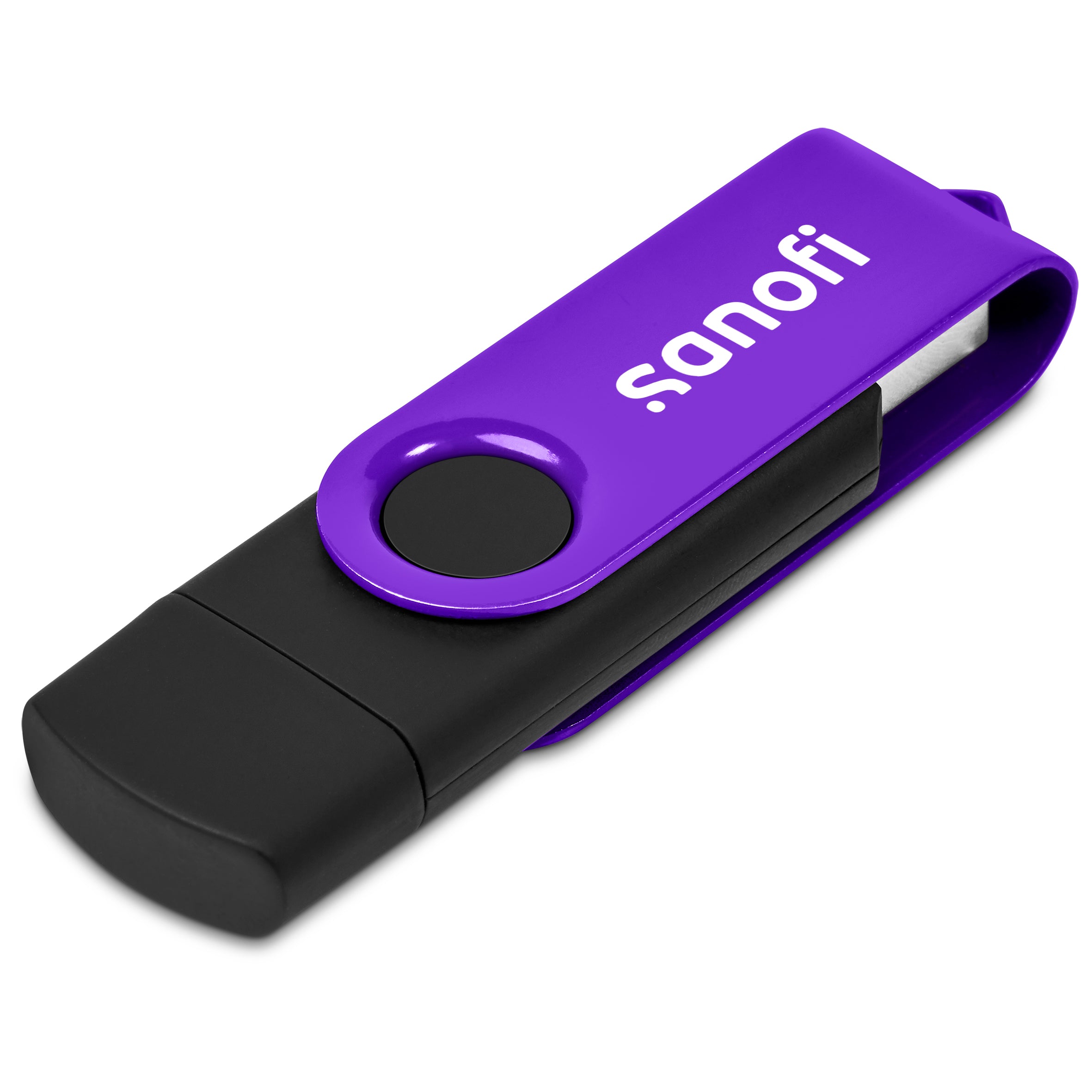 Shuffle Gyro Black Flash Drive – 8GB