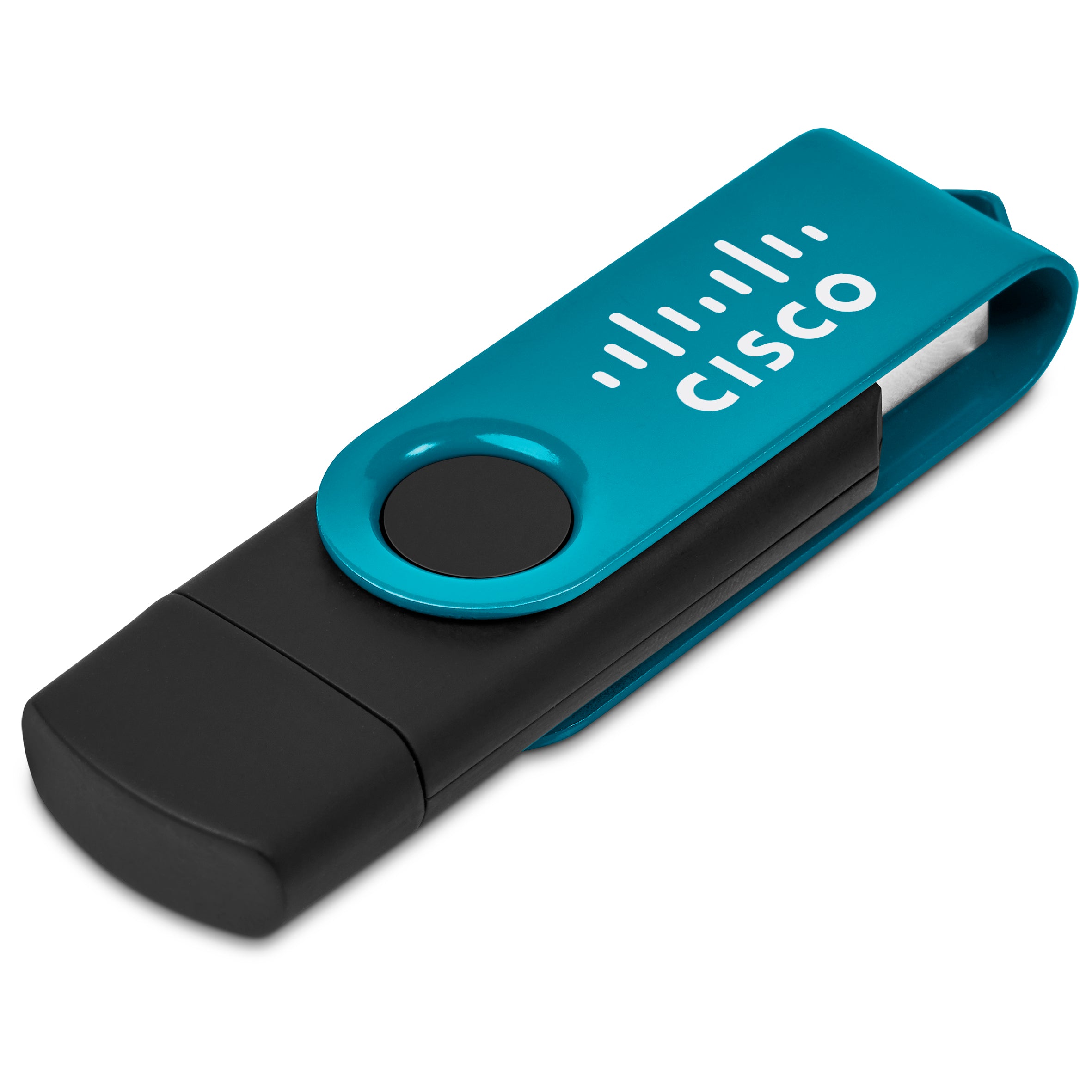 Shuffle Gyro Black Flash Drive – 8GB
