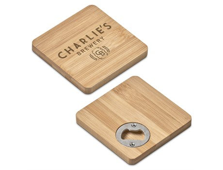 Drifter Bamboo Bottle Opener Coaster Natural / NT