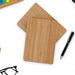 Two Bamboo Notebooks on a surface with office accessories