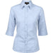 Ladies 3/4 Sleeve Apollo Shirt - Light Blue Only-