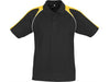 Mens Triton Golf Shirt - Black Teal Only-Shirts & Tops